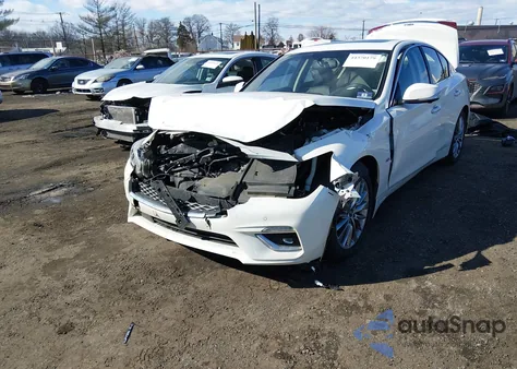 2019 Infiniti Q50 3.0T Luxe from USA, damaged, VIN JN1EV7AR3KM552023
